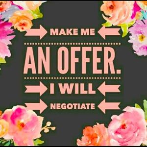 I accept all reasonable offers